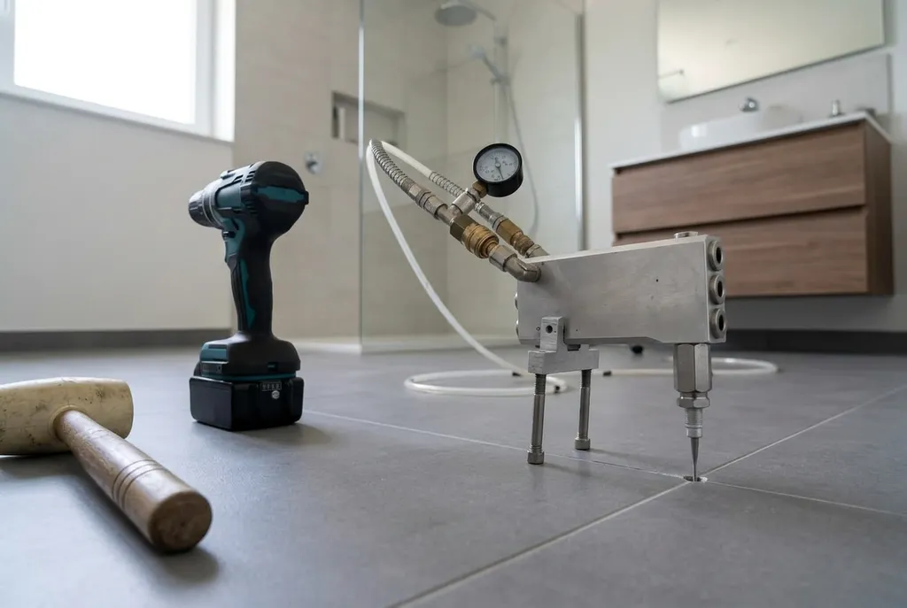 Kitbedrijf Raalte – holle tegels injecteren